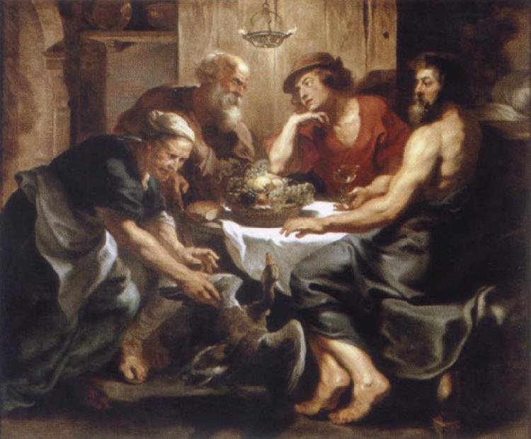 Peter Paul Rubens Workshop Jupiter and Merkur in Philemon oil painting picture